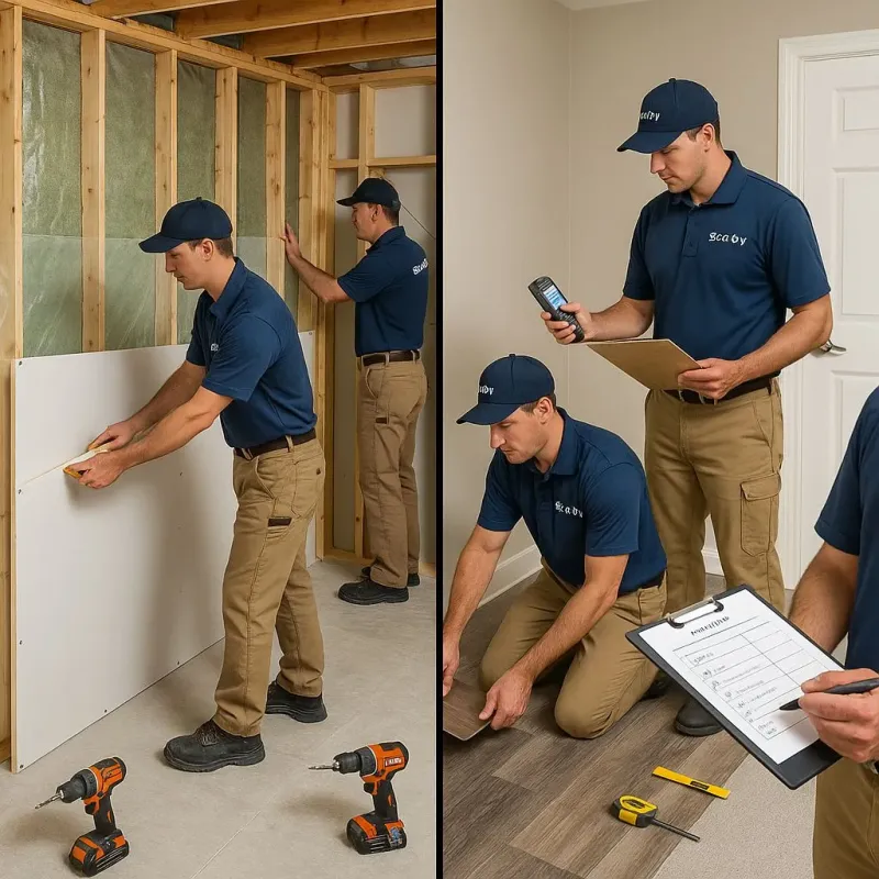 Repairs and Reconstruction process in Mount Pleasant, MI